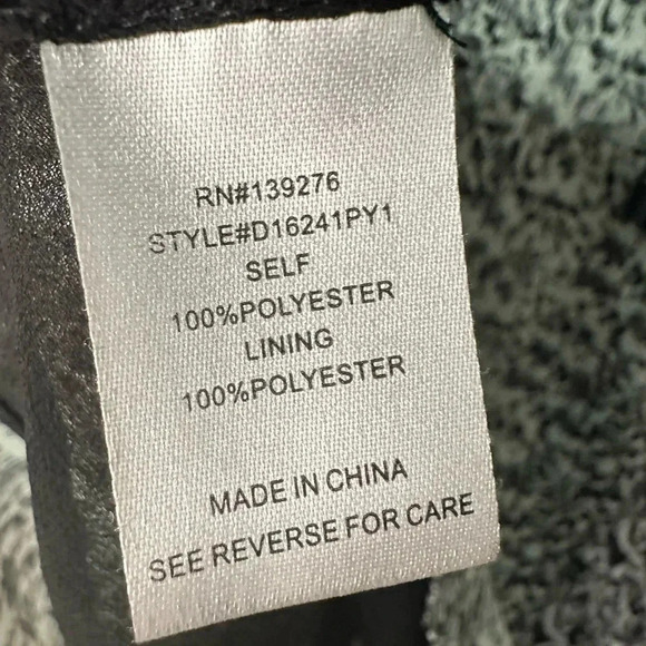 Daniel Rainn Black White Eyelet Accent Line Top Size Large - Picture 8 of 8